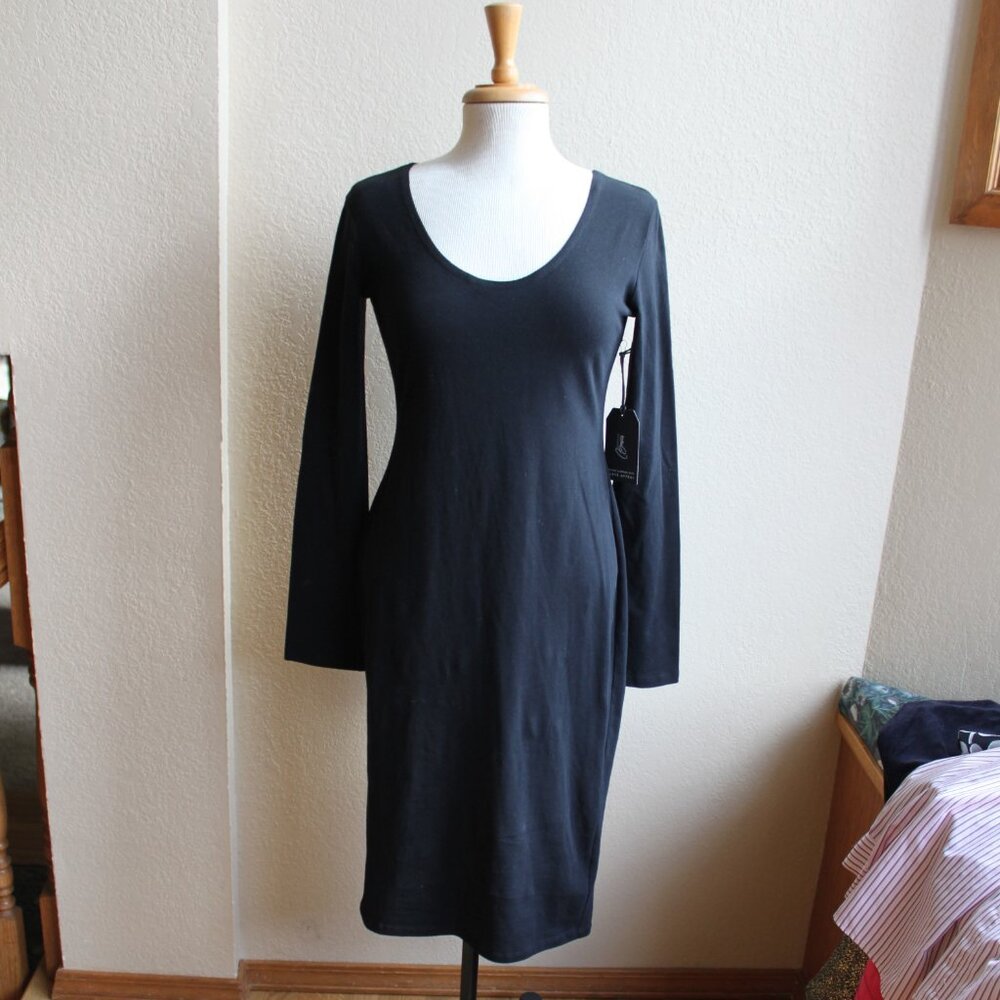 Popular Basics Instant Slimming Curve Appeal Black Bodycon Dress XL